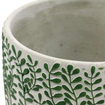 Decoração de gavinha de cachepô, vaso de cerâmica, aparência de concreto plantador Ø20,5cm A17,5cm
