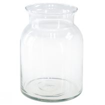 Lanterna decorativa para vaso de vidro transparente Ø18,5cm Alt.25,5cm