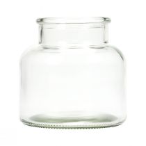 Mini vasos de vidro decorativos vasos de vidro retrô Ø12cm Alt.12cm 6 unidades