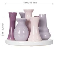 Itens Conjunto de vasos de cerâmica, decoração moderna para sala de estar, 14 cm