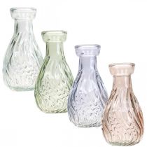 Vaso Vintage Pequenos Vasos de Flores Coloridos Ø11cm A6cm 4pcs