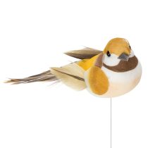 Itens Decorações de pássaros para mesas festivas. Versáteis estacas em formato de pássaros, 10 cm, pacote com 12 unidades.