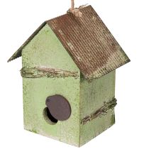 Itens Casinha de pássaros com decoração floral, decoração romântica para casa de campo, 19 cm