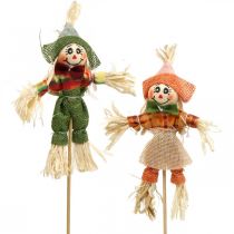 Espantalho para decorar no stick decoração de outono 24pcs
