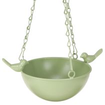 Itens Alimentador de pássaros resistente às intempéries com suspensão por corrente e pássaros decorativos, 47 cm