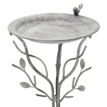 Itens Bebedouro decorativo para pássaros com delicado padrão de folhas em estilo vintage, 74 cm
