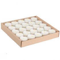 Itens Velas votivas em branco com taça Ø4,3cm 25 pcs