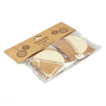 Itens Bolas de favo de mel Bolas de favo de mel Natal creme dourado Ø8cm 4 unidades