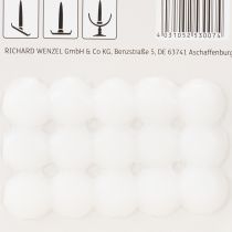 Itens Almofadas adesivas de cera para velas Almofadas adesivas brancas 15 un