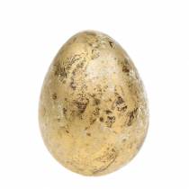 Itens Ovo de codorna como decoração vazio ouro 3cm 50 un