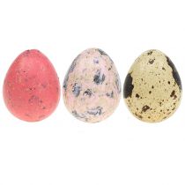 Variedade de ovos de codorna rosa, rosa, natural 3cm 62uds