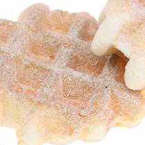 Waffle artificial Ø9cm 2pcs