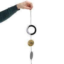 Itens Anéis e discos decorativos de parede, perfeitos para decoração de sala de estar e Natal, 125 cm