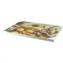 Itens Quadro decorativo de limão, decoração de verão, estilo mediterrâneo, moldura de madeira, 40x60cm, decoração de parede para sala de estar.