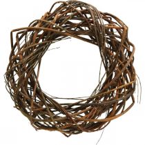 Coroa de salgueiro natural decorativo feito de ramos Ø40cm