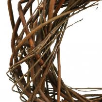 Coroa de salgueiro guirlanda decorativa natural feita de galhos Ø40cm