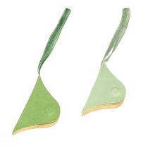 Itens Enfeites de Natal vintage, em papel verde e dourado, Ø8cm, conjunto de 4