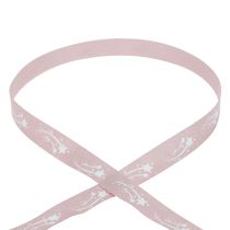 Fita de presente com estrelas Fita de Natal fita rosa velha 15mm 20m