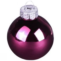 Itens Bolas de árvore de Natal em vidro Berry Mix Ø6cm 24 un