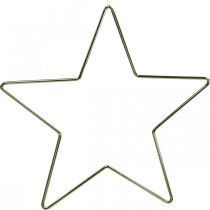 Pingente estrela de metal estrela de metal para decoração de natal 15 cm 6 peças