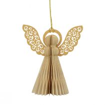 Itens Anjo de papel decoração de anjo de natal papel creme Alt.12cm 4 unidades