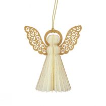 Itens Anjo de papel decoração de anjo de Natal papel branco Alt.12cm 4 unidades