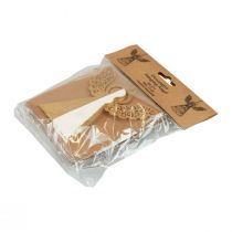 Itens Anjo de papel decoração de anjo de Natal papel branco Alt.12cm 4 unidades