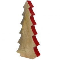 Itens Decoração de Natal madeira de abeto vermelho, natureza 28cm