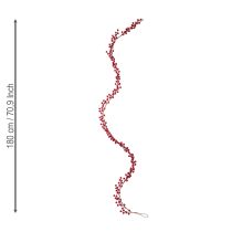Itens Guirlanda de Natal guirlanda de frutas vermelhas artificiais 180cm