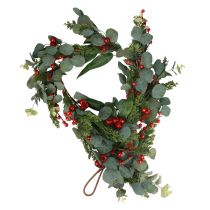 Guirlanda de natal guirlanda de abeto artificial eucalipto ramo de coníferas 160cm