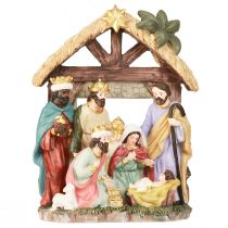Itens Presépio de Natal com figuras Presépio de Natal 15,5×7×20cm
