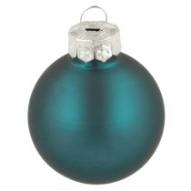 Itens Enfeites de Natal, foscos e brilhantes, pequenas decorações natalinas, 4 cm, 24 peças