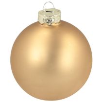 Itens Bolas de Natal de vidro – foscas e brilhantes em ouro, rosa 7,5 cm 12 unidades