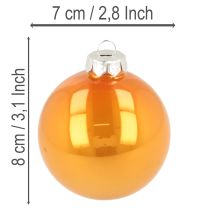 Itens Conjunto de enfeites de Natal, enfeites coloridos para árvore de Natal, 75 mm, 14 peças