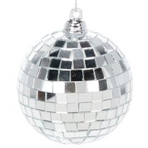 Itens Enfeite de Natal, estilo bola de discoteca, bola espelhada para pendurar, 7 cm, 6 peças