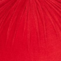 Itens Bola de Natal de veludo vermelho, bola decorativa grande para pendurar, 25 cm, 2 peças