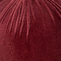 Itens Enfeite de Natal grande em veludo vermelho, 20 cm, conjunto com 3 peças.