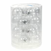 Itens Bola de Natal de vidro Ø7,5cm transparente 12 peças