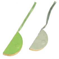 Itens Enfeites de Natal, bolas de papel em formato de favo de mel, verdes e douradas, 7 cm, 4 peças, decoração