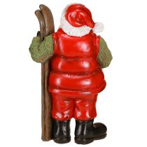 Itens Figura de decoração de Papai Noel com esqui pintado 14×10,5×24,5cm