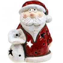 Itens Papai Noel porta-velas decoração Natal H15cm