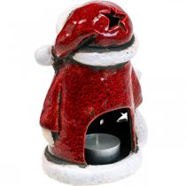 Itens Papai Noel porta-velas decoração Natal H15cm