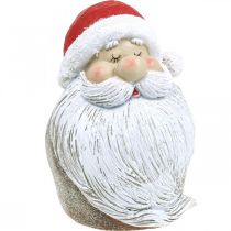 Itens Estatueta de Papai Noel Papai Noel Vermelho, Branco Polyresin 15cm