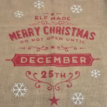 Saco de Natal Saco de presente Saco de juta de Natal grande 80×48cm