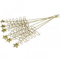 Itens Plugue de Natal para flores de abeto em metal 30 cm 6 unidades