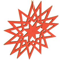 Itens Estrela de Natal decoração de madeira para pendurar Ø12/15cm 8 peças