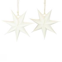 Itens Janela poinsétia, estrelas de papel Natal, estrela dobrável Ø21cm 4 unidades