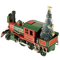 Itens Trem de Natal com locomotiva de abeto verde Natal 20cm