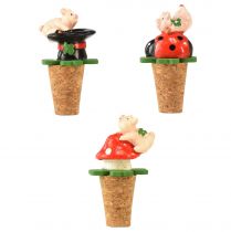 Itens Rolha de vinho rolha de champanhe rolha de vinho símbolos da sorte 6,5 cm 3 un