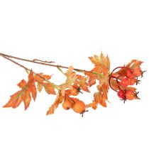 Itens Ramo artificial de espinheiro com folhas e frutos, 62 cm